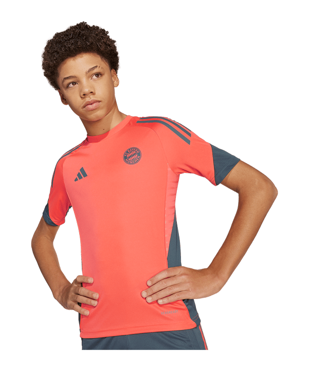 adidas FC Bayern München Camicia Da Allenamento Kids Orange - arancione