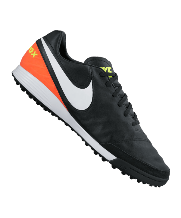 Nike Tiempo Mystic V TF Schwarz Orange F018 - schwarz
