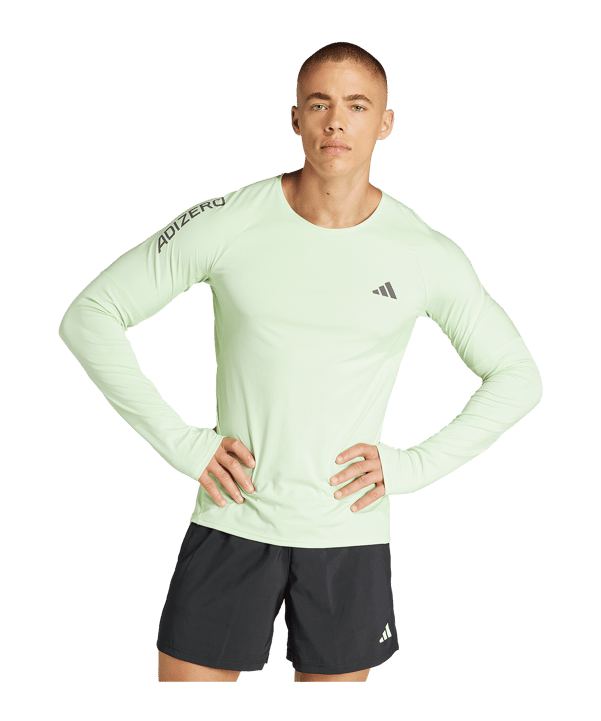 adidas Adizero sweatshirt vert - vert