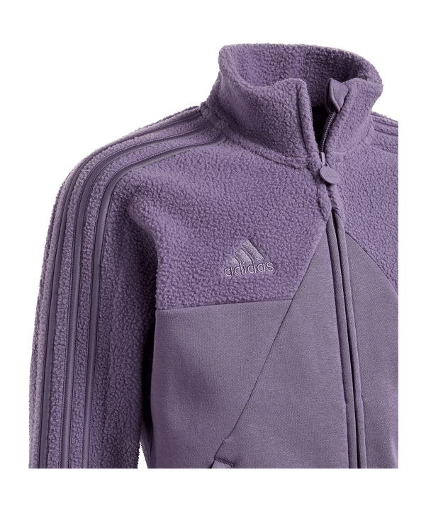adidas Sportswear Hot TK Jacke Kids Lila - lila