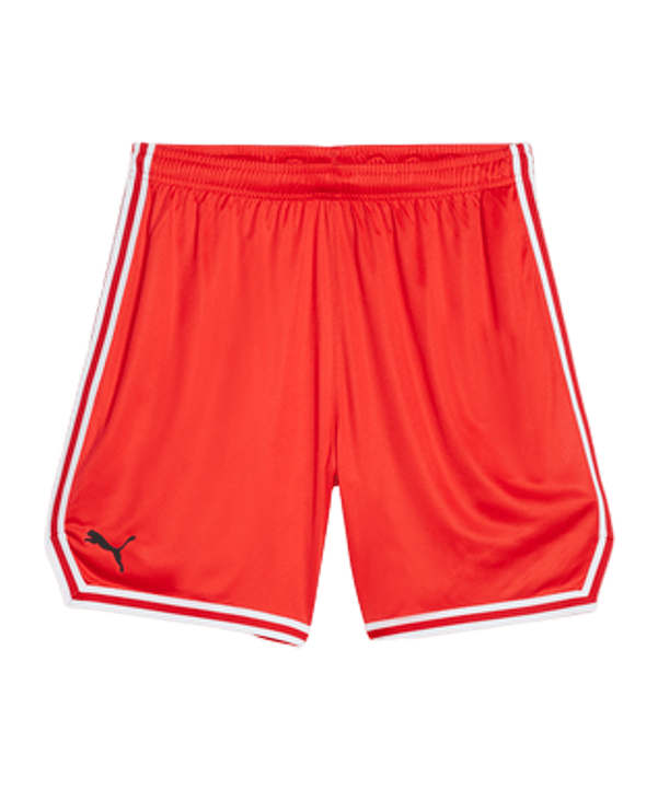 PUMA Hoops Team Game Short Damen Rot F04 - rot