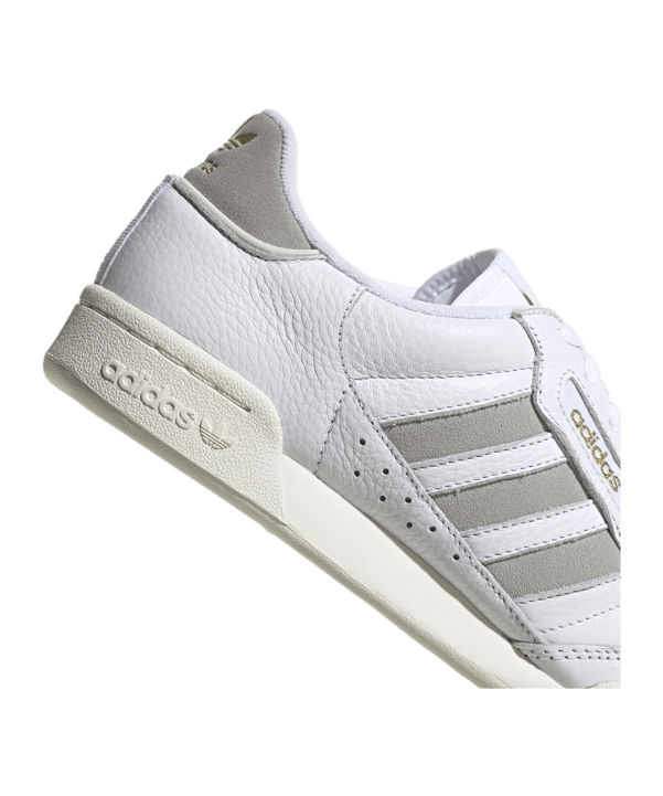 adidas Originals Continental 80 Stripes Weiss Grau - weiss
