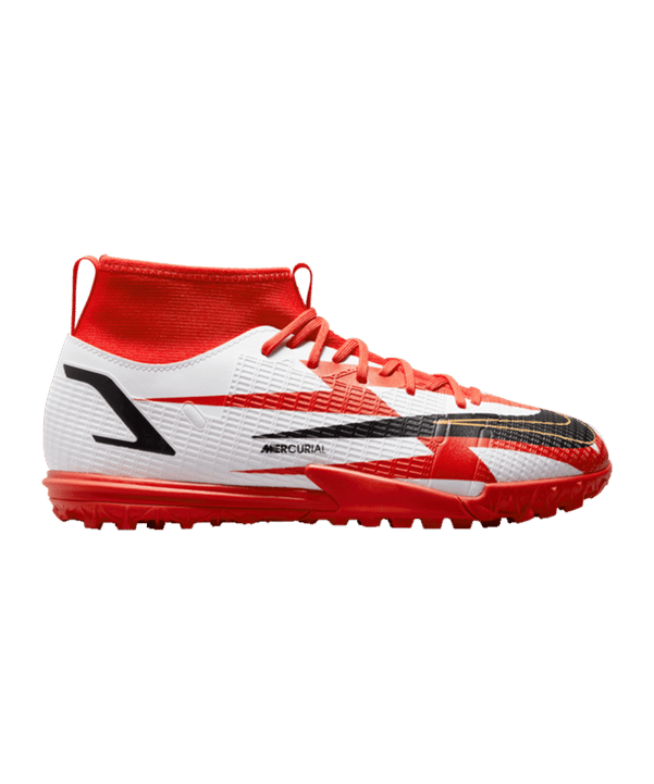 Nike Jr Mercurial Superfly VIII Academy CR7 Spark Positivity TF Kids Rot F600 - rot