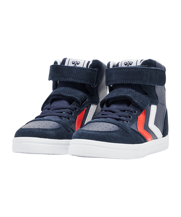 Hummel Slimmer Stadil Leather High Sneaker Kids Lila F3679 - lila