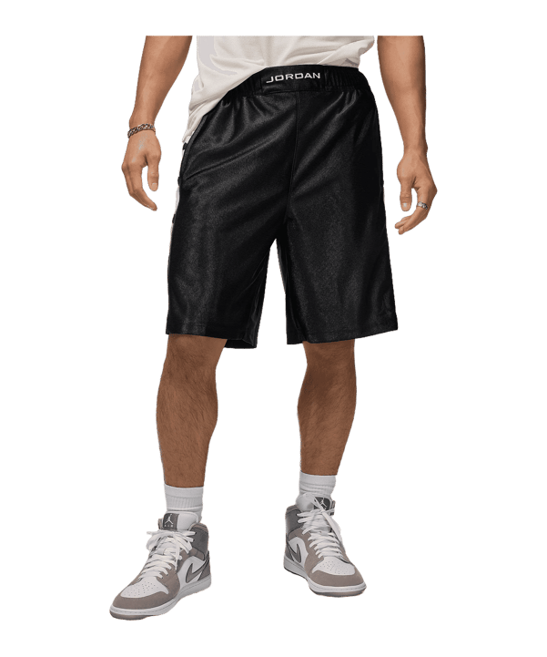 Jordan Brooklyn Cat Scratch Pantaloncini Nero C13 - nero