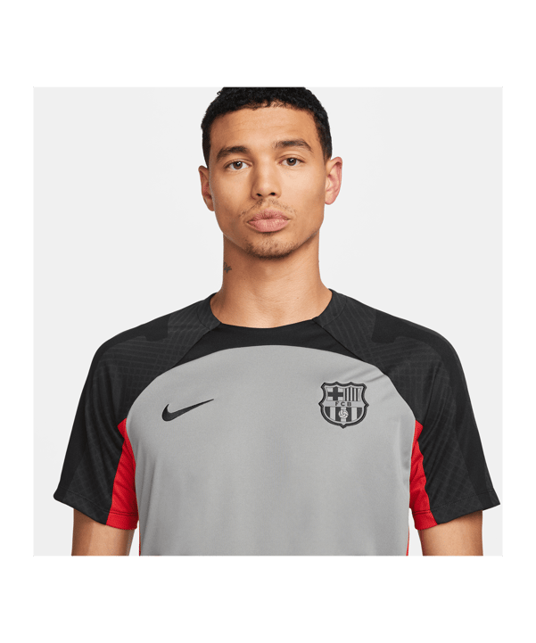 Nike FC Barcelona Strike Trainingsshirt Grau F003 - grau