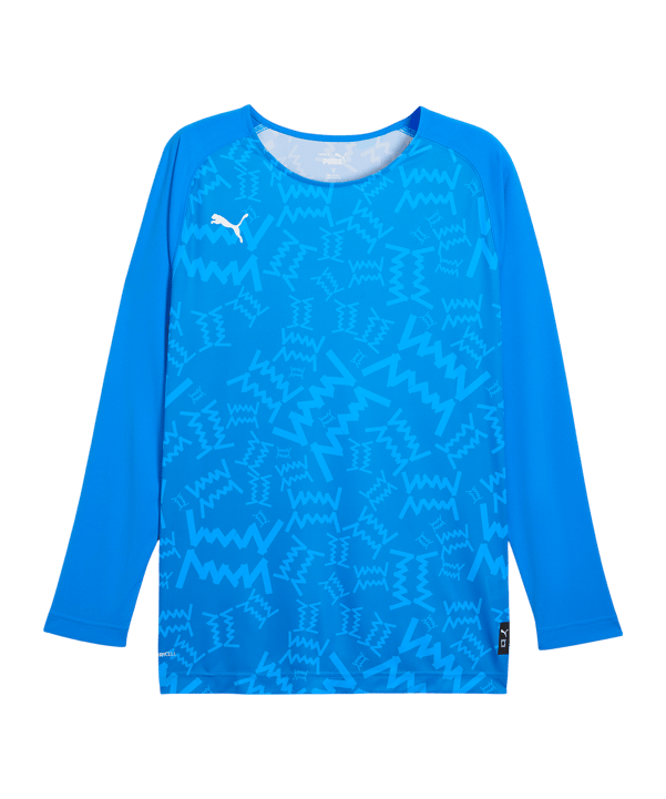 PUMA Teamjaws Graphic Ls Shooting Hemd Blau F07 - blau