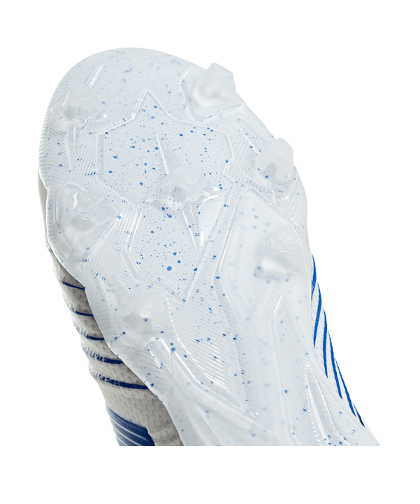 adidas Predator Virtuso 19.1 FG J Kids Weiss Blau - weiss