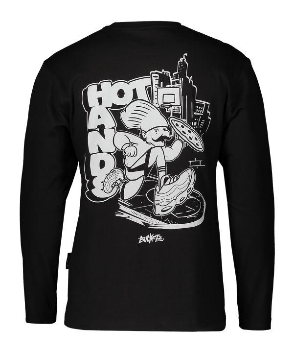 Bucketz Bucketz Hot Hands Sweatshirt Black Sweatshirt Schwarz - schwarz
