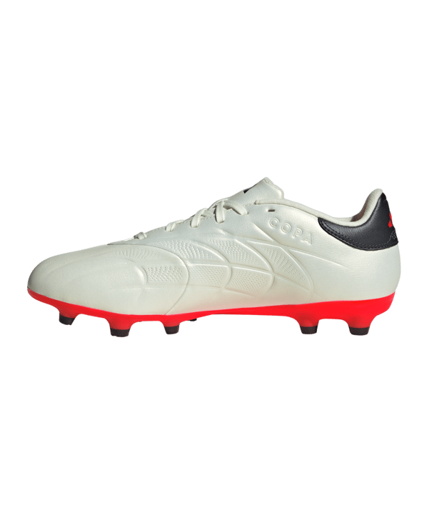 adidas COPA Pure 2 League FG Solar Energy Weiss Schwarz Rot - weiss