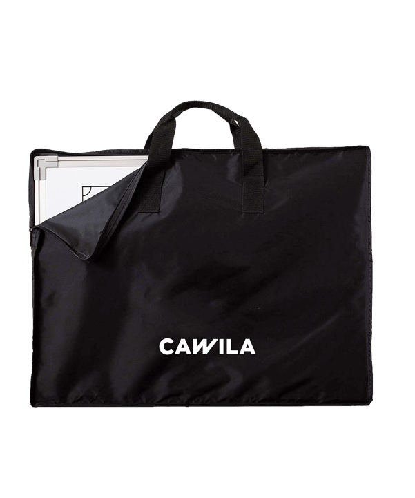 Cawila Taktiktafel Fussball inkl. Tasche| Size: 90 x 120 cm Weiss - weiss