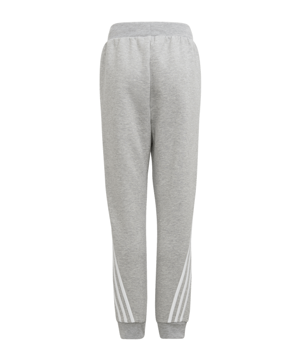 adidas Future Icons Jogginghose Kids Grau Weiss - grau