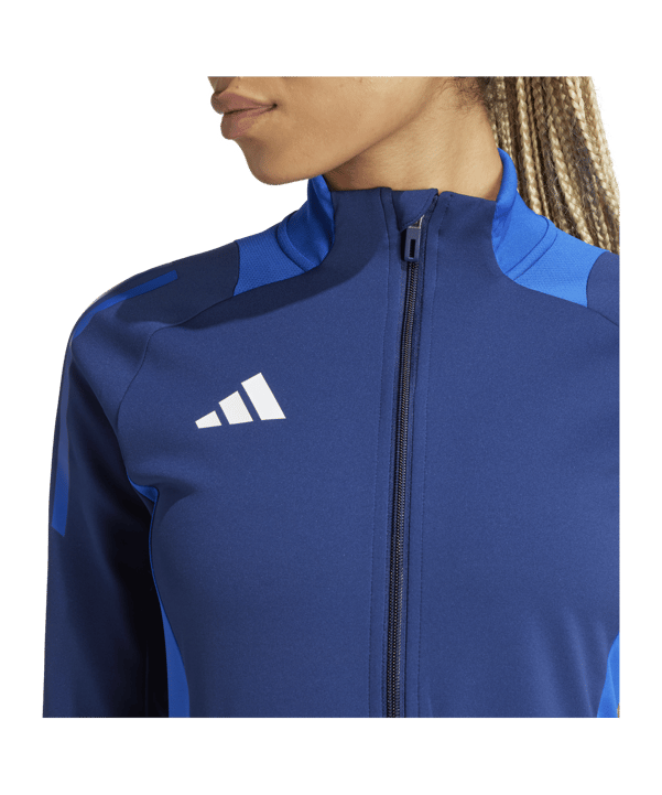 adidas Tiro 24 Competition Trainingsjacke Damen Blau - blau