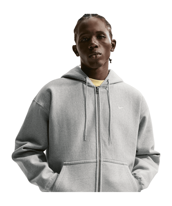 Nike Solo Swoosh Veste à capuche Gris C063 - gris