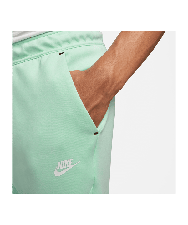Nike Tech Fleece Jogginhose Türkis Weiss F379 - tuerkis