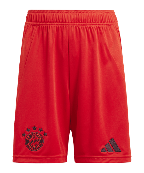 adidas FC Bayern München Short Home 2024/2025 Kids Rot - rot