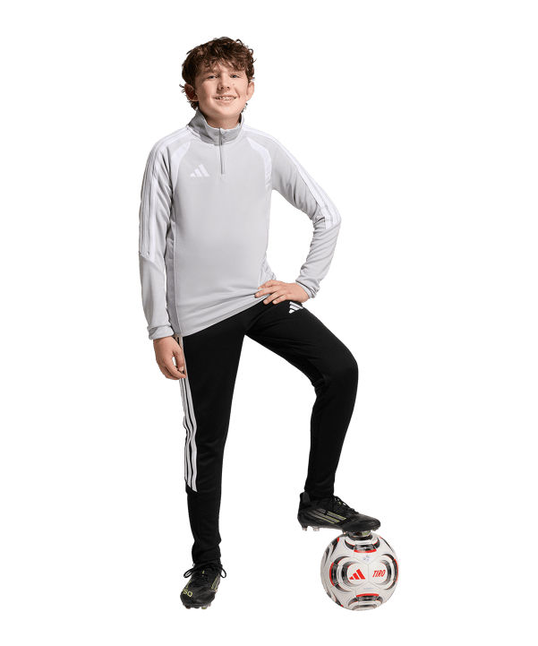 adidas Tiro 26 League Training Zip Top Kinder Grau - grau