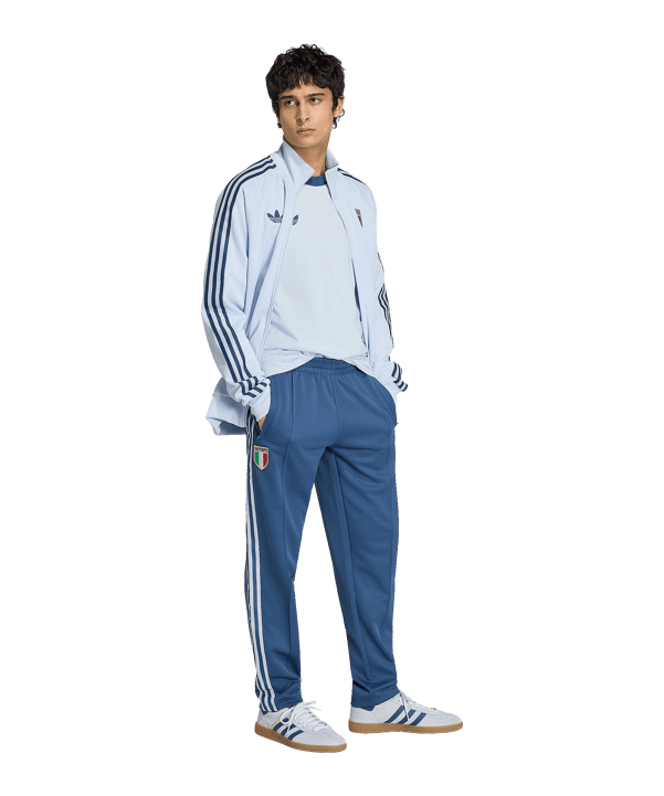 adidas FIGC Italien Originals Track Hose Blau - blau