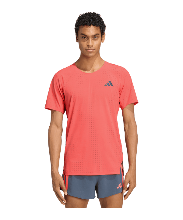 adidas Adizero Running T-Shirt T-shirt Rosso - rosso