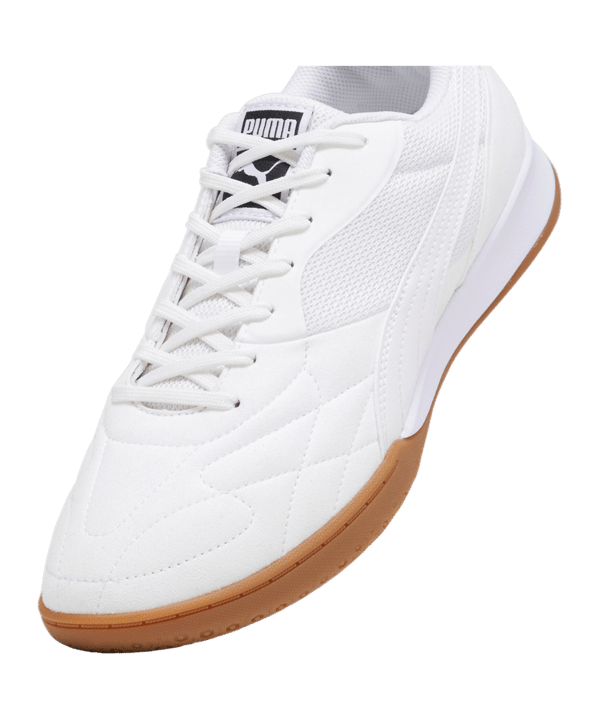 PUMA KING Top IT Halle Weiss Gold F02 - weiss