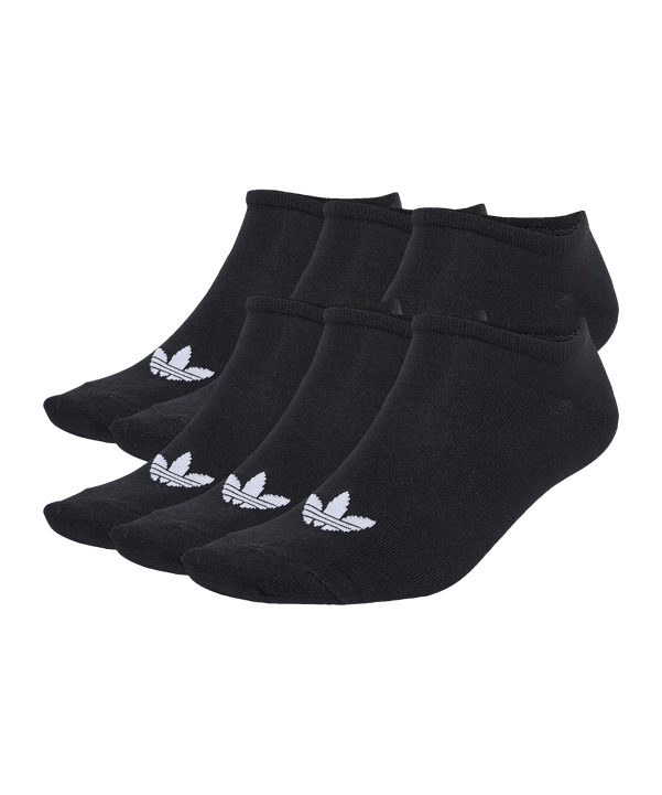 adidas Originals Linier 6er Pack Socken Schwarz - schwarz