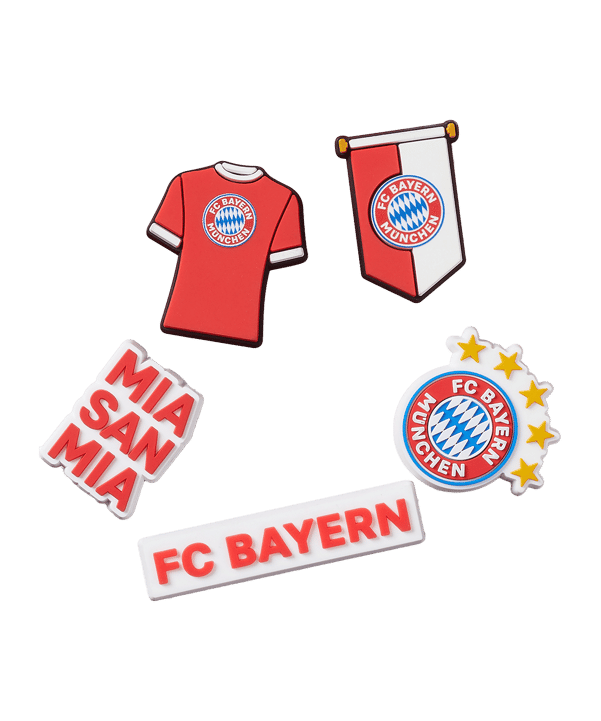 Crocs FC Bayern München Bayern Fc 5Pck Pin Mehrfarbig - mehrfarbig