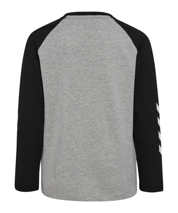 Hummel Logo L/S T-Shirt Kids Grau F2006 - grau