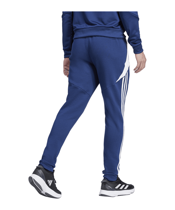 adidas Tiro 24 Trainingshose Dunkelblau Weiss - blau