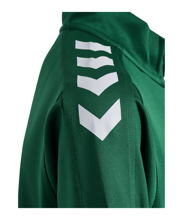 Hummel Core Xk Half Zip Poly Sweatshirt Kids Grün F6140 - gruen