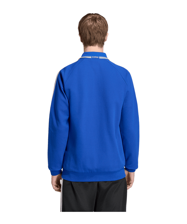 adidas SvFF Schweden Jacke Blau - blau