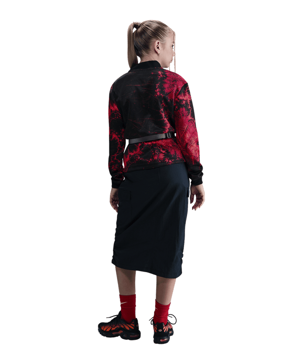 Nike KNVB Niederlande Torwarttrikot Langarm Hollywood Kids Schwarz F010 - schwarz