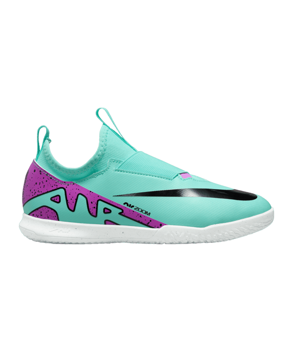 Nike Jr Air Zoom Mercurial Vapor XV Academy IC Peak Ready Kids Grün Pink F300 - gruen