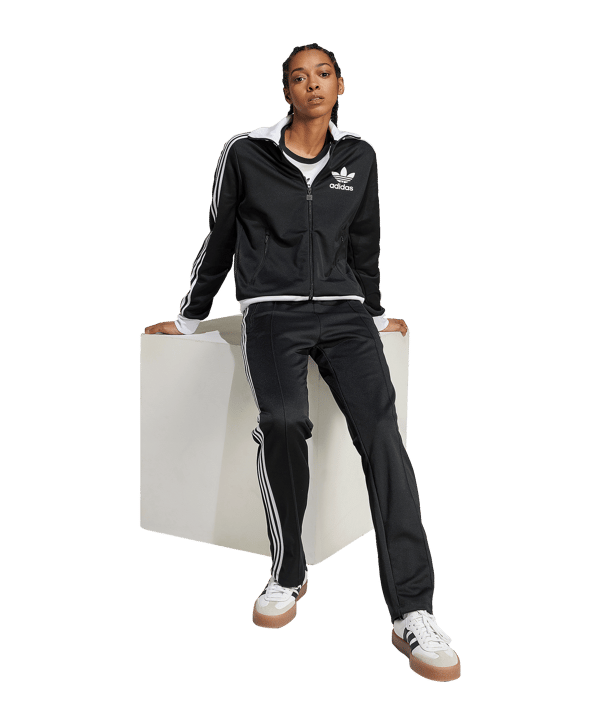 adidas Originals Beckenbauer Jacke Damen Schwarz - schwarz