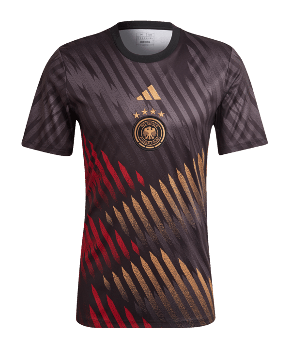adidas DFB Deutschland Dfb Germany Prematch Wm22 T-Shirt Schwarz - schwarz