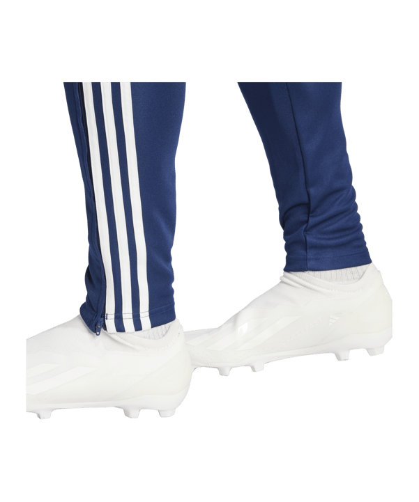 adidas Tiro 24 Trainingshose Blau Weiss - blau