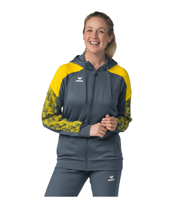 Erima EVO STAR Trainingsjacke Damen Grau F1032436 - grau