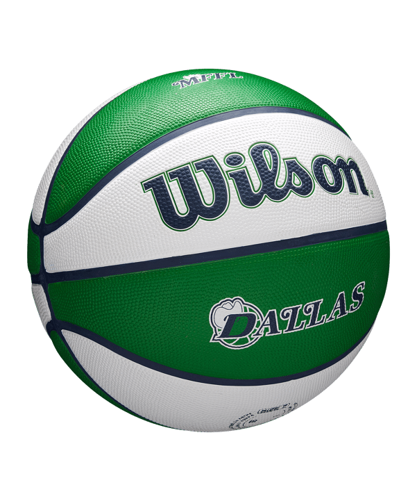 Wilson Wilson NBA Team City Edition Basketball Dallas Mavericks Indoorball Grün - gruen