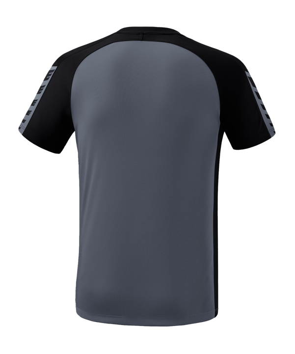 Erima Six Wings T-Shirt Grau Schwarz - grau