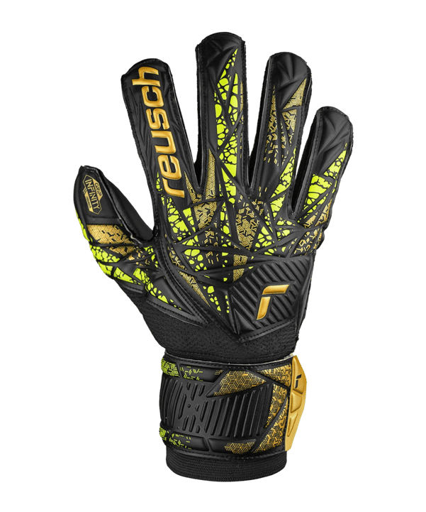 Reusch Attrakt Infinity Finger Support TW-Handschuhe Night Spark 2024 Schwarz  F7739 - schwarz