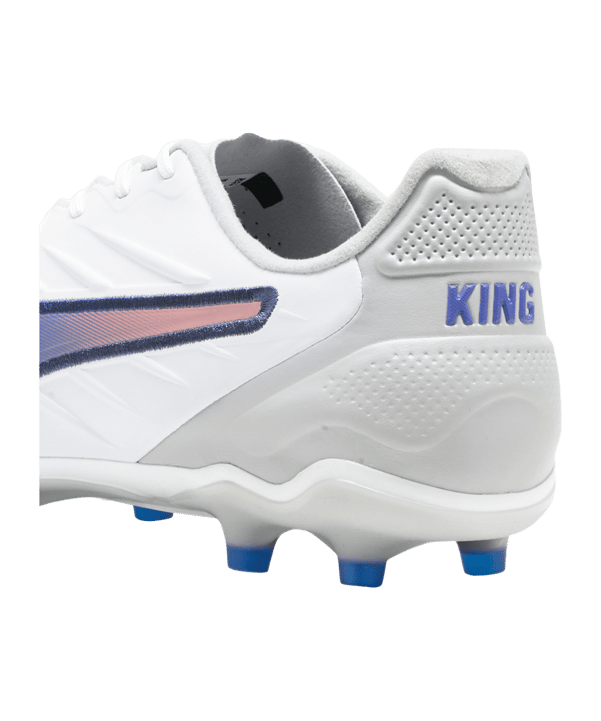 PUMA KING Pro FG/AG Formula Weiss Blau F02 - weiss
