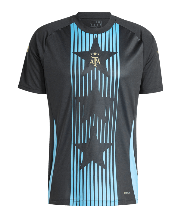 adidas Argentien Prematch Shirt 2024/2025 Schwarz - schwarz