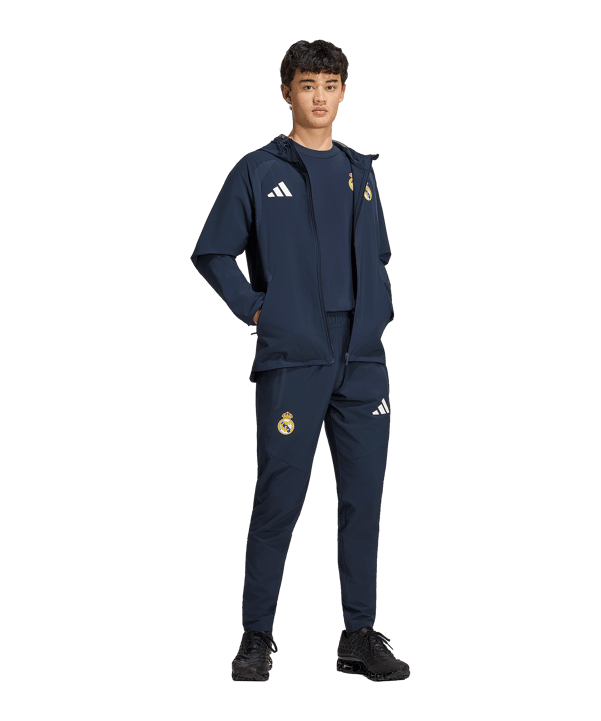 adidas Real Madrid Tiro Travel Manguera Blu - blu
