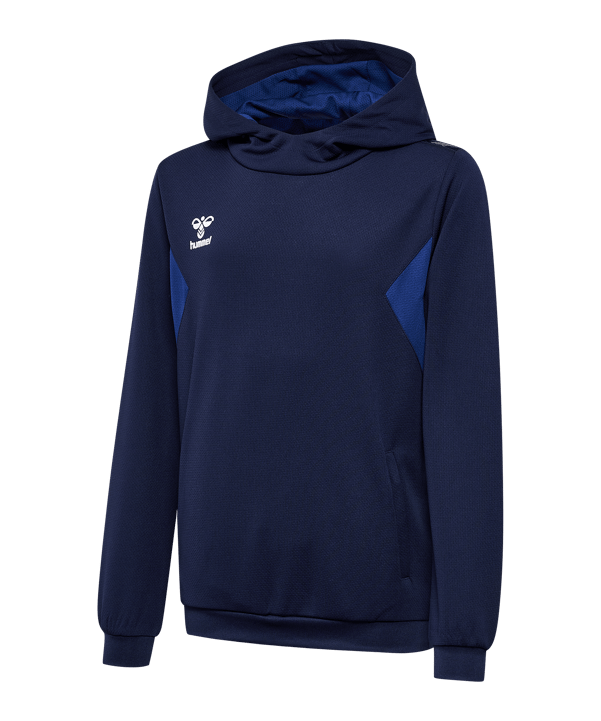 Hummel Authentic Pl Hoody Kids Blau F7026 - blau