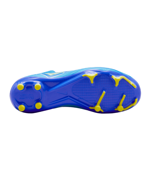 Nike Jr Air Zoom Mercurial Vapor XV Academy FG/MG Mbappe Signature Kids Blau F400 - blau