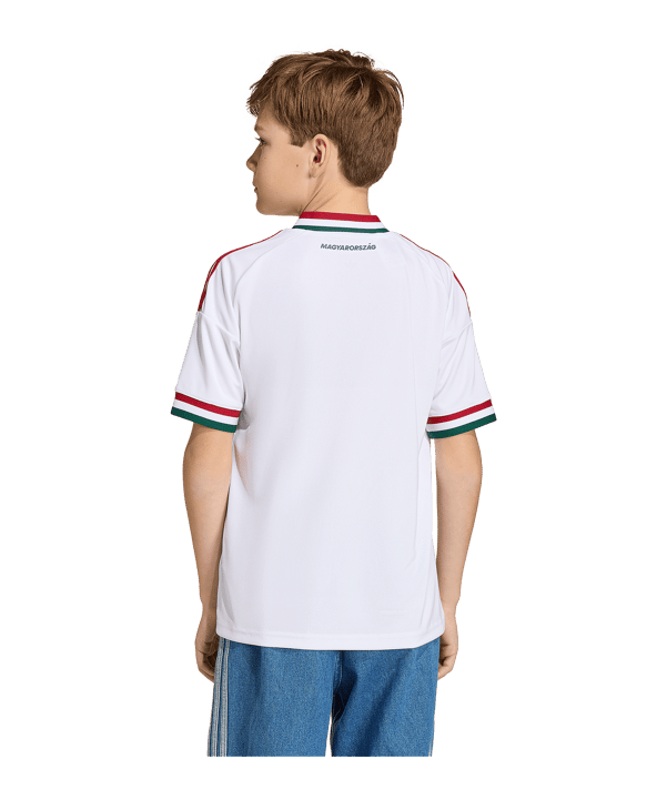 adidas MLSZ Ungarn 2026 Trikot Away 2026 Kids Weiß - weiss