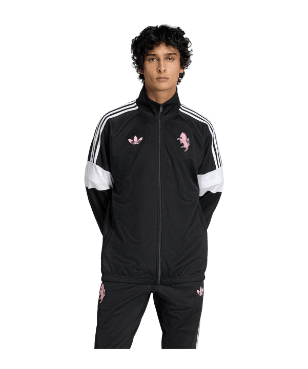 adidas Juventus Turin Lfstlr Track Sweatshirt Schwarz - schwarz