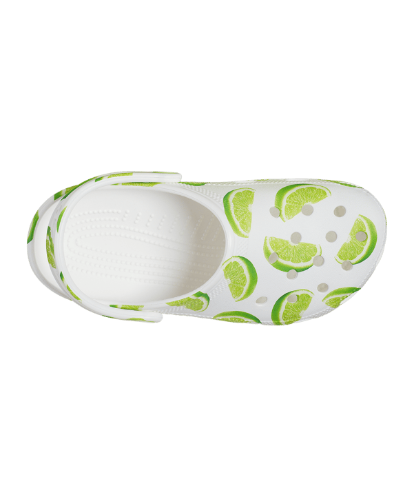 Crocs Classics Fresh Fruits Clog Badelatsche Grün - gruen
