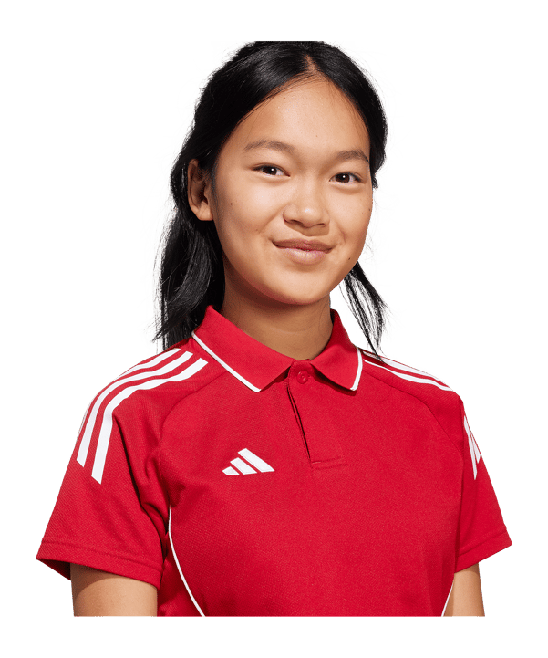 adidas Tiro 25 Competition Polo Kids Rot - rot