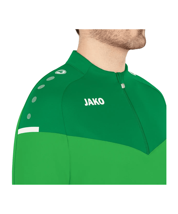 JAKO Champ 2.0 Ziptop Sweatshirt Vert C022 - vert