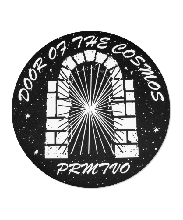 PRMTVO Door Of The Cosmos Slipmat 12" Schwarz - schwarz